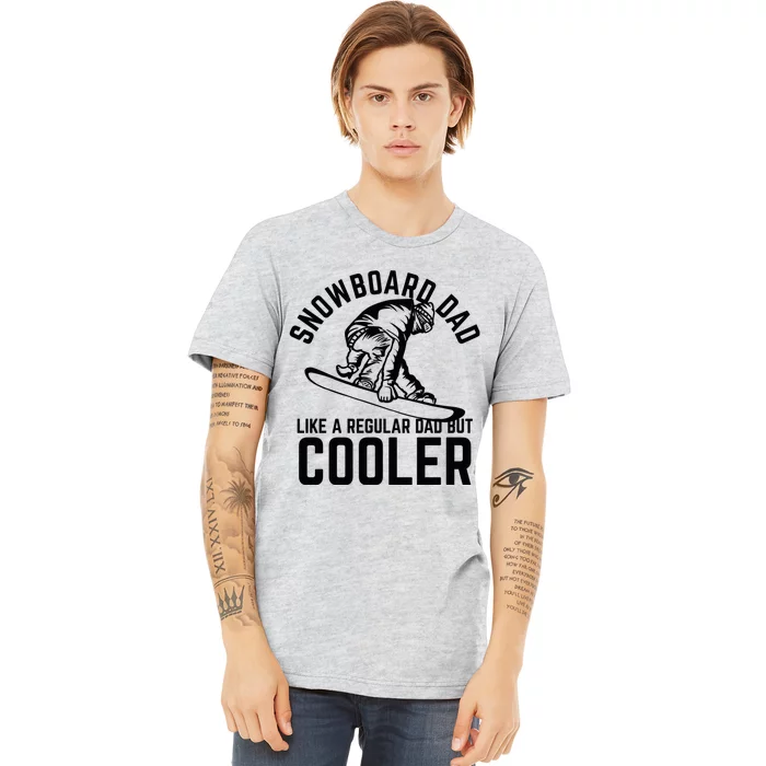 Snowboard Dad Father And Son Matching Premium T-Shirt