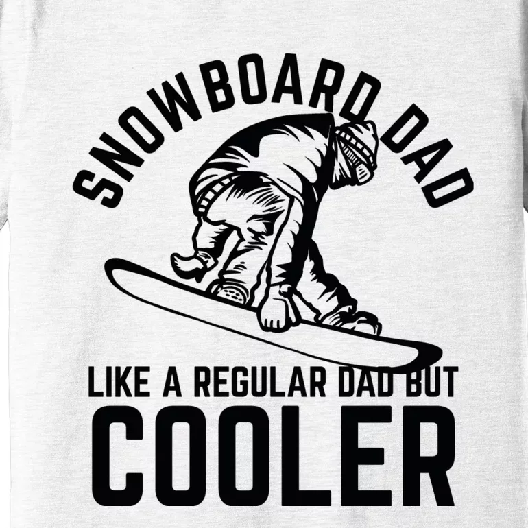 Snowboard Dad Father And Son Matching Premium T-Shirt