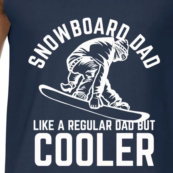 Snowboard Dad Father And Son Matching Comfort Colors® Tank Top