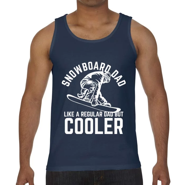 Snowboard Dad Father And Son Matching Comfort Colors® Tank Top