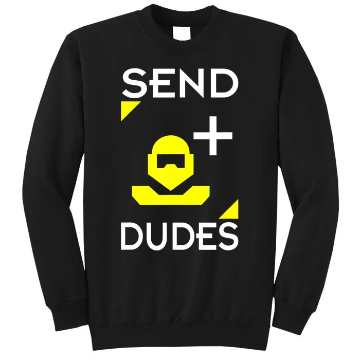 Send Dudes Funny Gamer Meme Sweatshirt