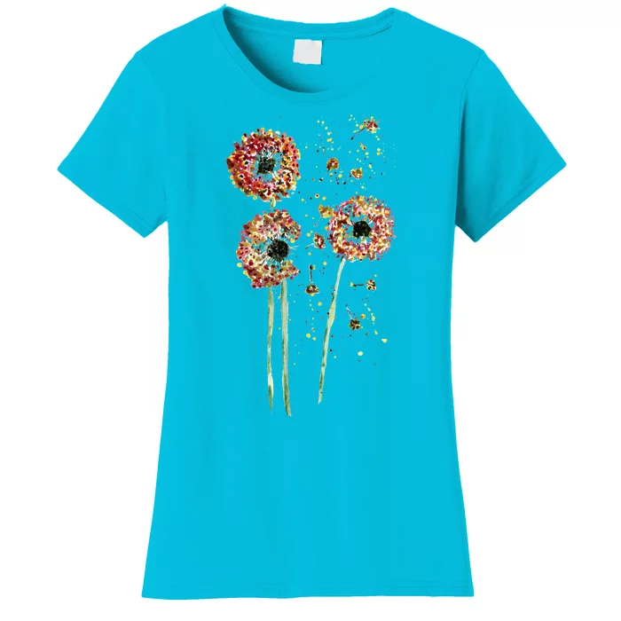 Spring Dandelion Floral Art Women's T-Shirt