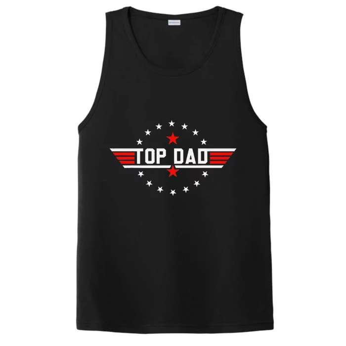 Special Dad Gift From Grandkids Son Daughter Performance Tank