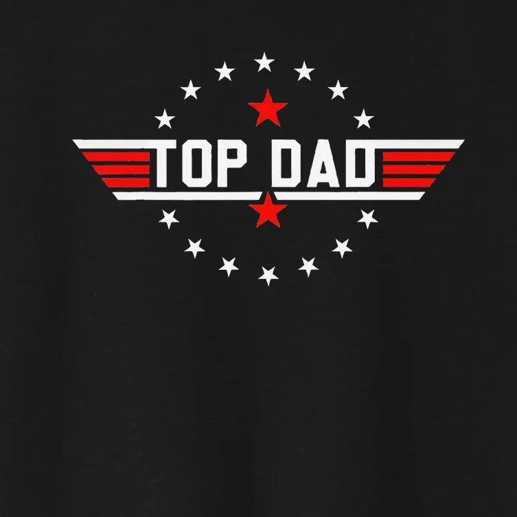 Special Dad Gift From Grandkids Son Daughter Women's Crop Top Tee