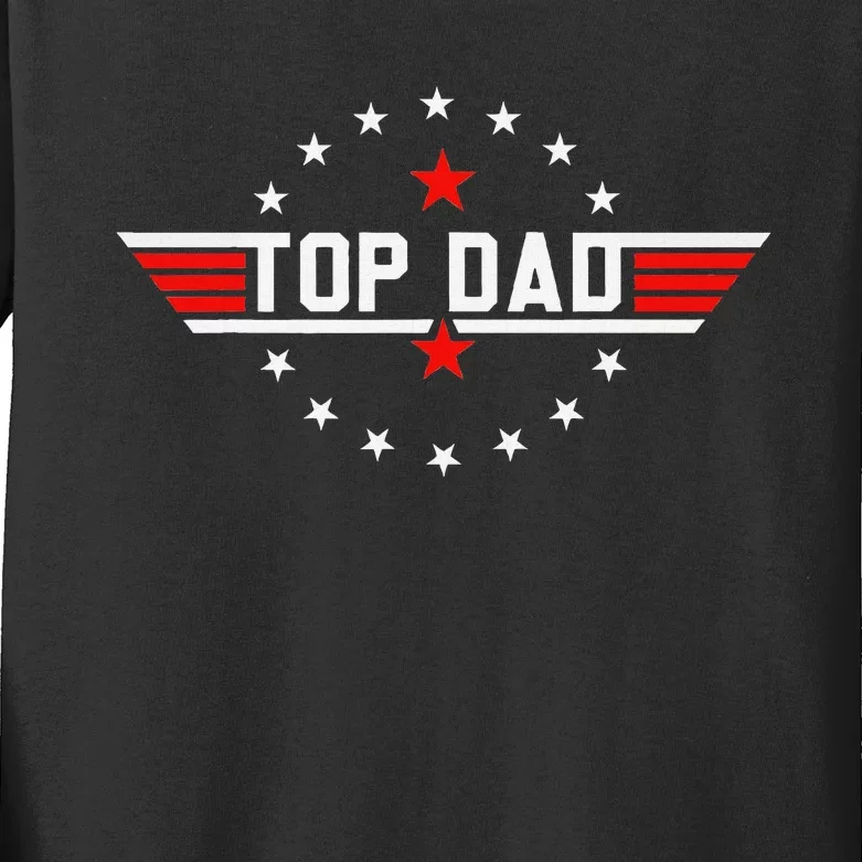 Special Dad Gift From Grandkids Son Daughter Kids Long Sleeve Shirt