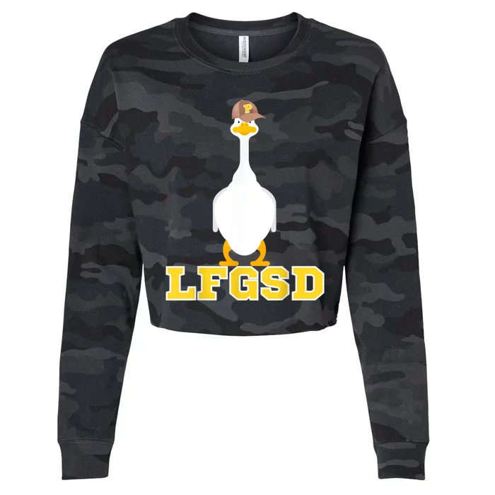 San Diego Goose LFGSD Cropped Pullover Crew