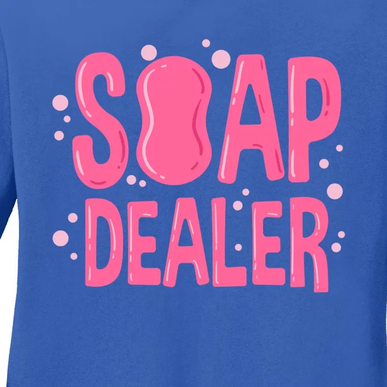 Soap Dealer Gift Soap Maker Handmade Soap Making Soapmaking Gift Ladies Long Sleeve Shirt