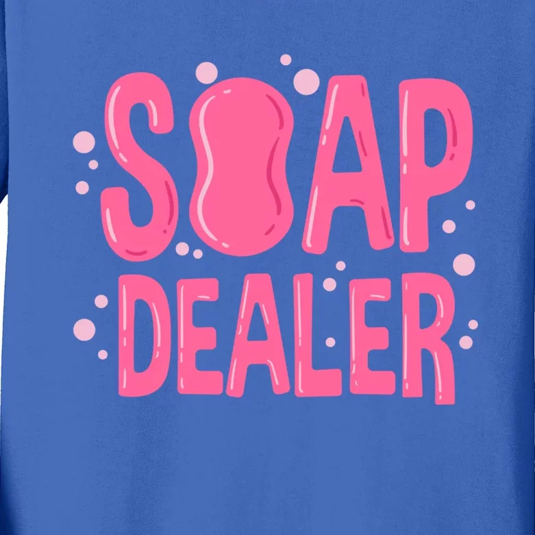 Soap Dealer Gift Soap Maker Handmade Soap Making Soapmaking Meaningful Gift Kids Long Sleeve Shirt