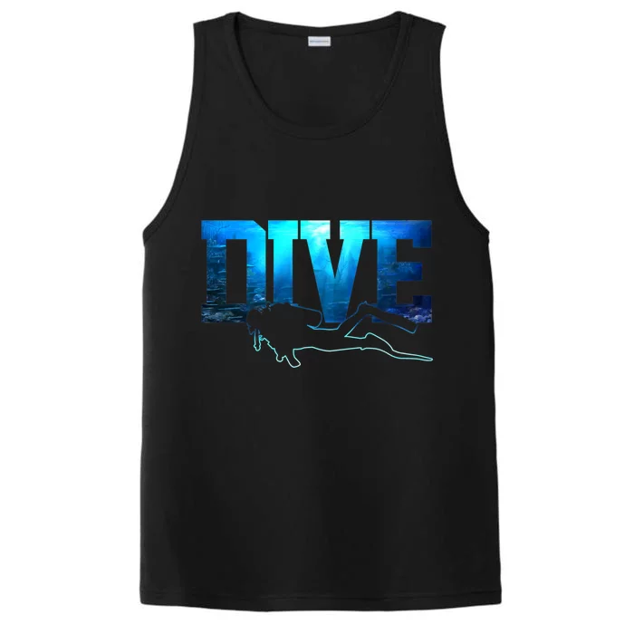 Scuba Diving Gift Dive Ocean Scuba Diver Gift Performance Tank