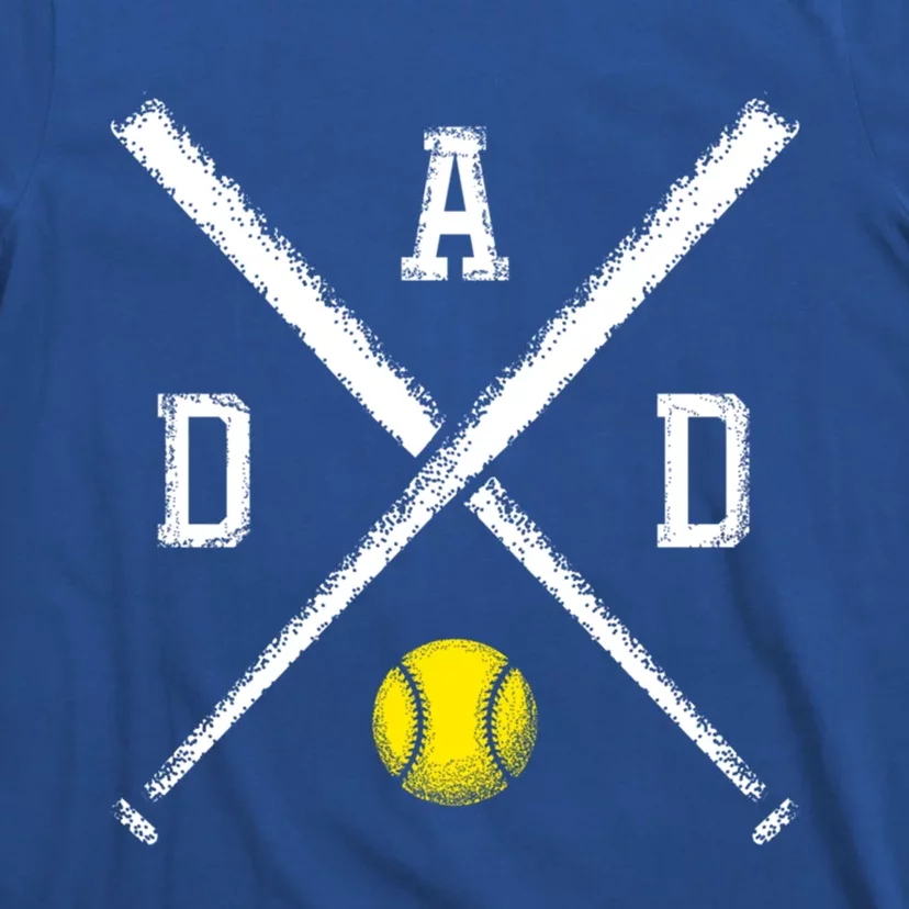 Softball Dad Gift Game Day Funny Gift T-Shirt