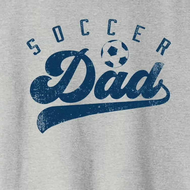 Soccer Dad Gifts Daddy Fathers Day Women's Crop Top Tee