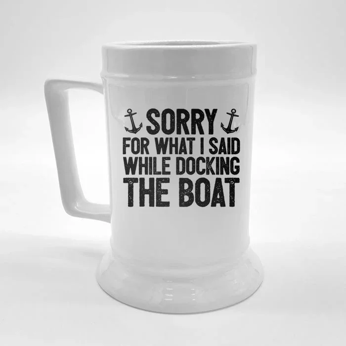 Sailing Dad Gift Sailer Father Sailboat Gift Boating Great Gift Front & Back Beer Stein