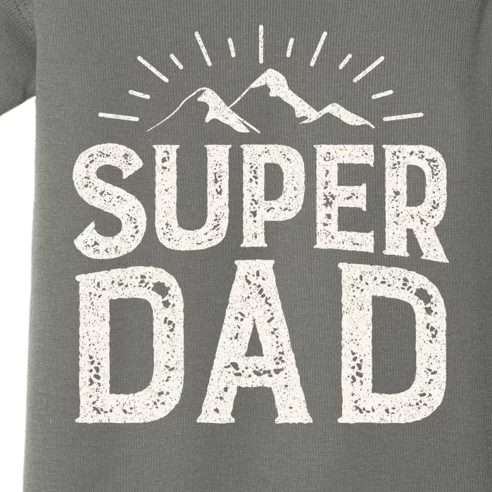 Super Dad Gift For Father's Day Baby Bodysuit