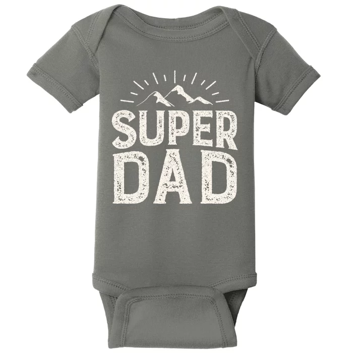 Super Dad Gift For Father's Day Baby Bodysuit