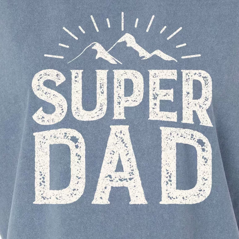 Super Dad Gift For Father's Day Garment-Dyed Women's Muscle Tee