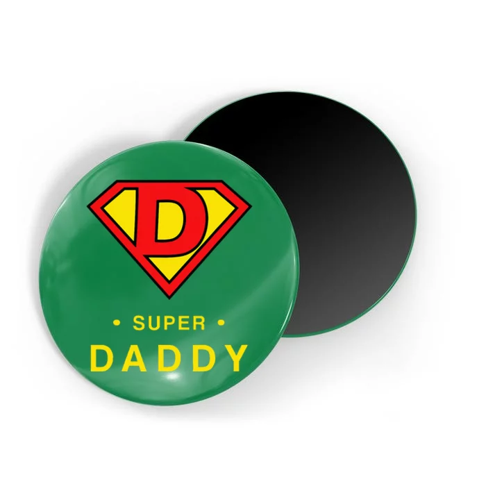 Super Daddy Gift Fathers Day Present Super Hero Magnet