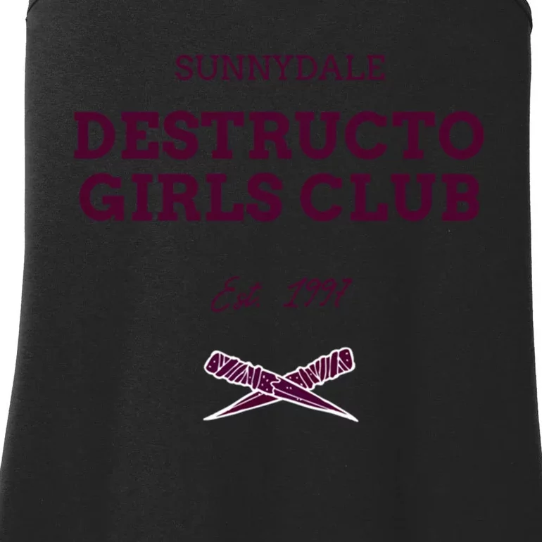 Sunnydale Destructo Girls Club Btvs Ladies Essential Tank