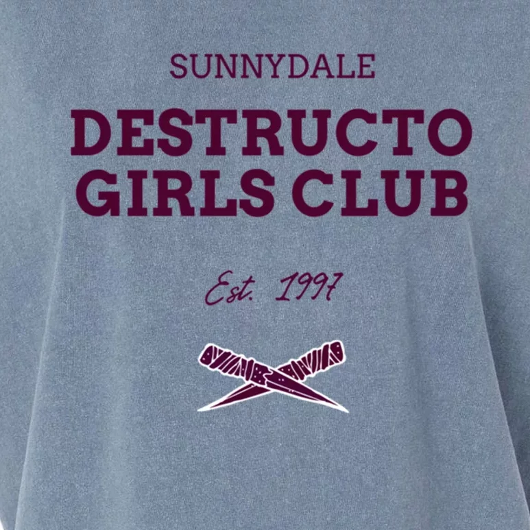 Sunnydale Destructo Girls Club Btvs Garment-Dyed Women's Muscle Tee