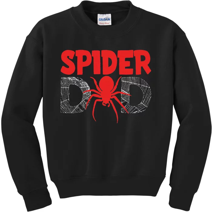 Spider Dad Gift Idea for Spider Enthusiasts Kids Sweatshirt