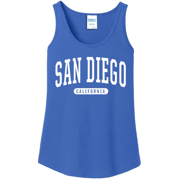 San Diego Gift College University Style Sd Ca Ladies Essential Tank