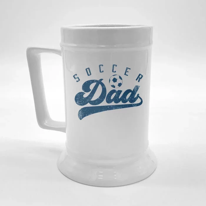 Soccer Dad Gifts Daddy FatherS Day Front & Back Beer Stein