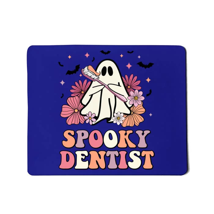 Spooky Dentist Ghost Halloween Dental Trick Or Teeth Gift Mousepad