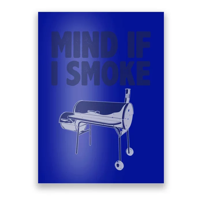 Smoking Dad Grilling Meat Bbq Smoker Food Griller Gift Poster