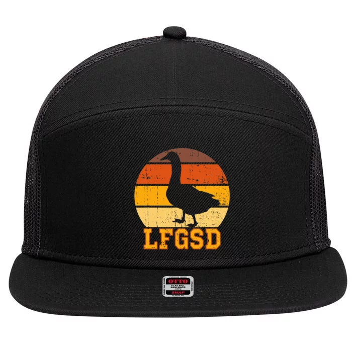 San Diego Goose San Diego Rally Goose 7 Panel Mesh Trucker Snapback Hat