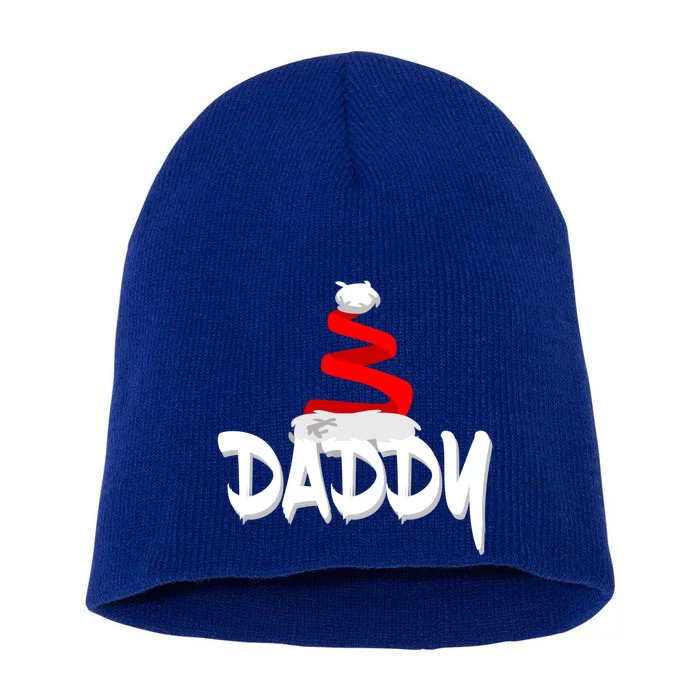 Santa Dad Gift Xmas Pajamas Pj Daddy Christmas Gift Short Acrylic Beanie