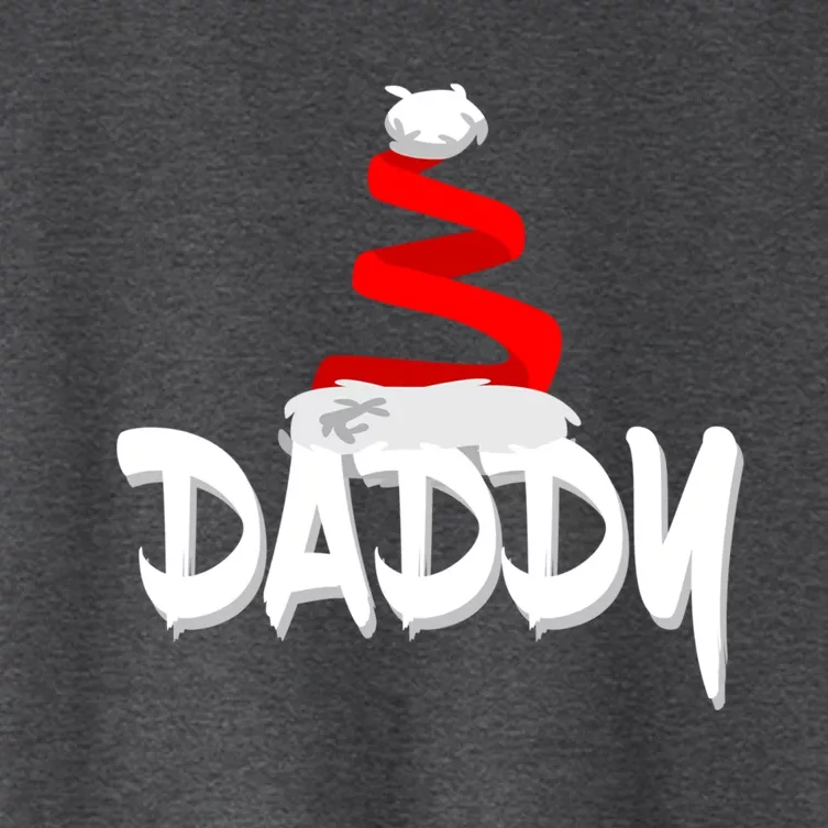 Santa Dad Gift Xmas Pajamas Pj Daddy Christmas Gift Women's Crop Top Tee