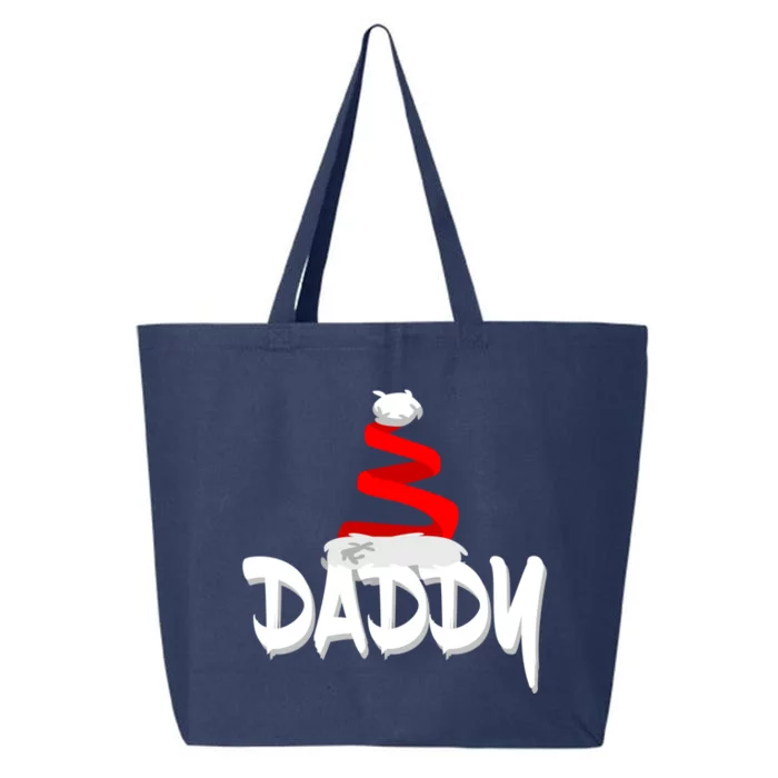 Santa Dad Gift Xmas Pajamas Pj Daddy Christmas Gift 25L Jumbo Tote