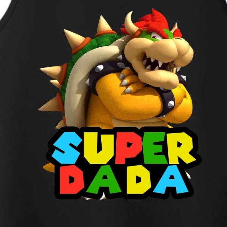 Super Dada Gamer Logo Performance Tank