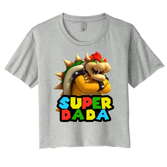 Super Dada Gamer Logo Women's Crop Top Tee