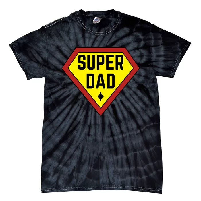 Super Dad Gamer Funny FatherS Day Tie-Dye T-Shirt