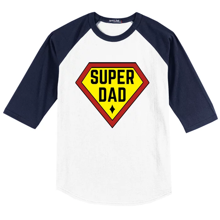 Super Dad Gamer Funny FatherS Day Baseball Sleeve Shirt