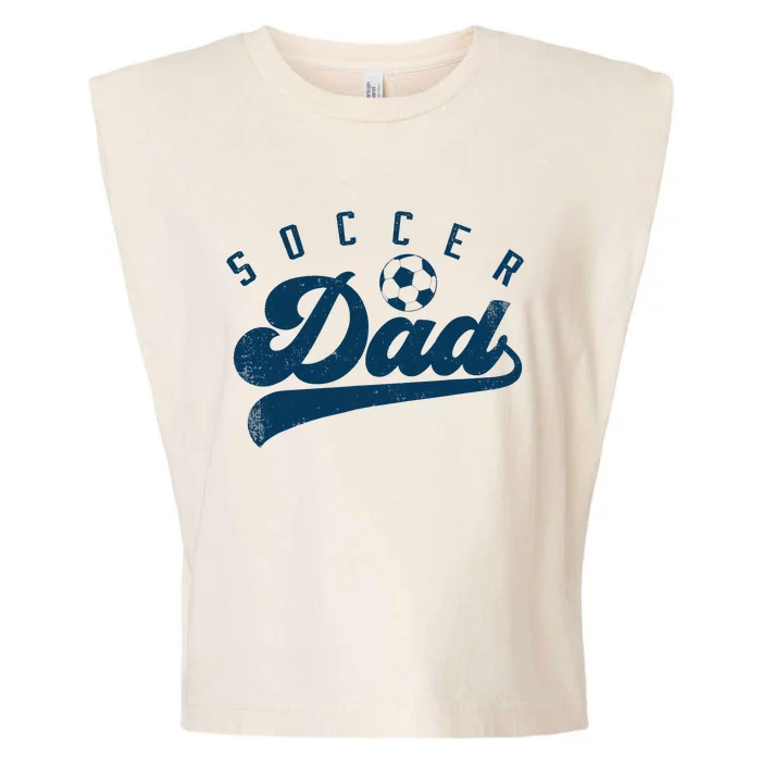 Soccer Dad Gifts Daddy Father's Day Garment-Dyed Women's Muscle Tee