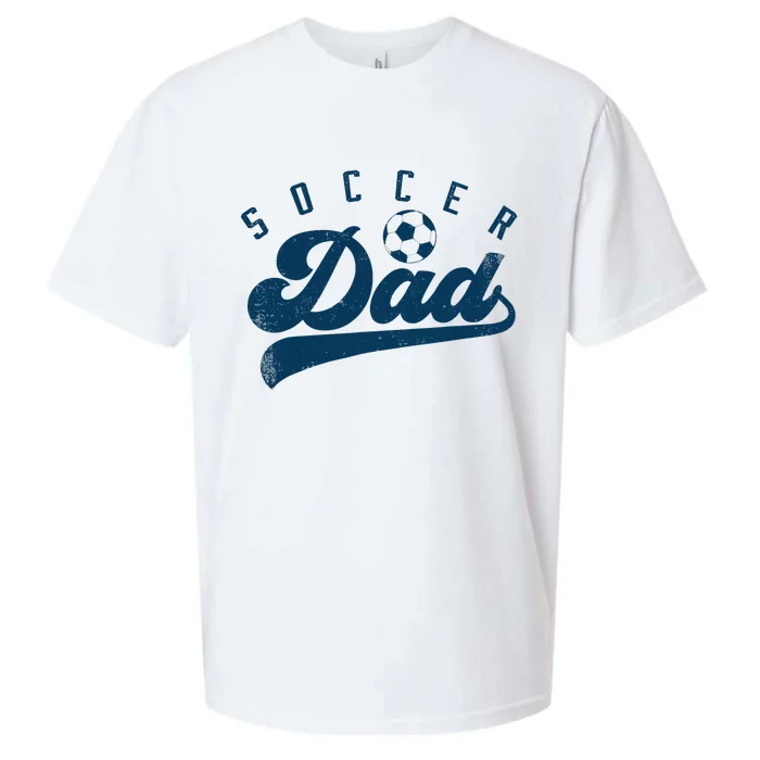 Soccer Dad Gifts Daddy Father's Day Sueded Cloud Jersey T-Shirt