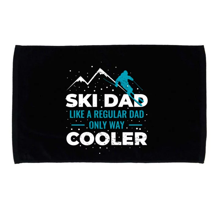 Ski Dad Gift Microfiber Hand Towel