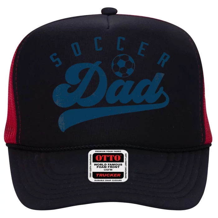 Soccer Dad Gifts High Crown Mesh Trucker Hat