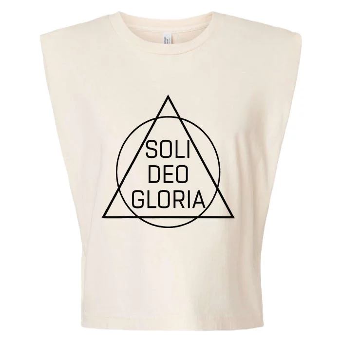 Soli Deo Gloria Five Solas Reformed Theology Garment-Dyed Women's Muscle Tee