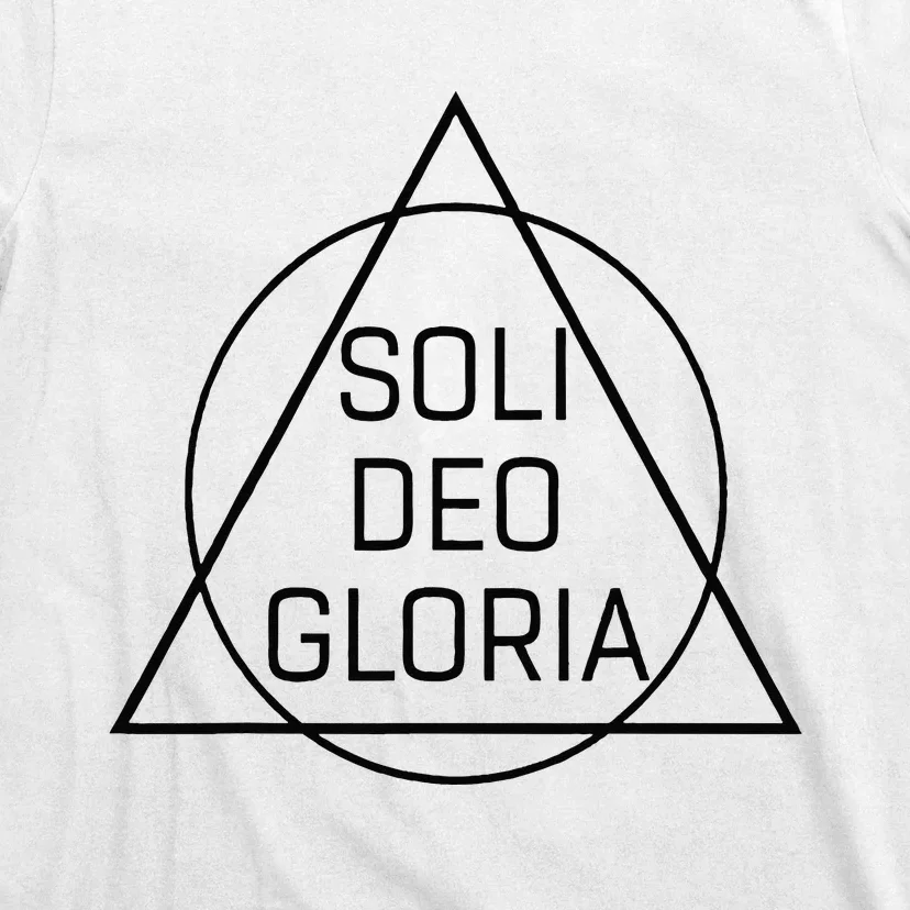 Soli Deo Gloria Five Solas Reformed Theology T-Shirt