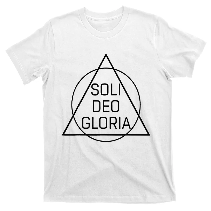 Soli Deo Gloria Five Solas Reformed Theology T-Shirt