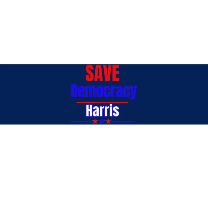 Save Democracy Harris Bumper Sticker