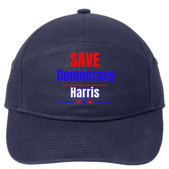 Save Democracy Harris 7-Panel Snapback Hat