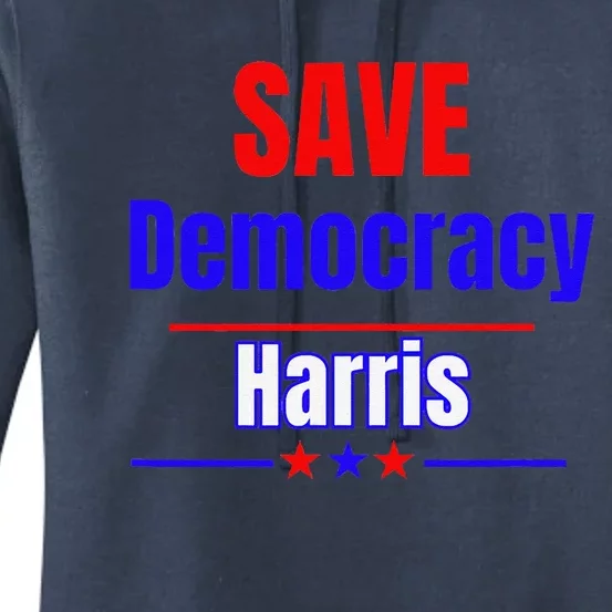 Save Democracy Harris Women's Pullover Hoodie