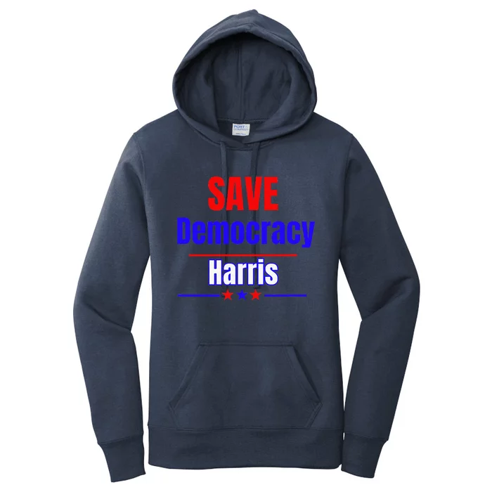 Save Democracy Harris Women's Pullover Hoodie