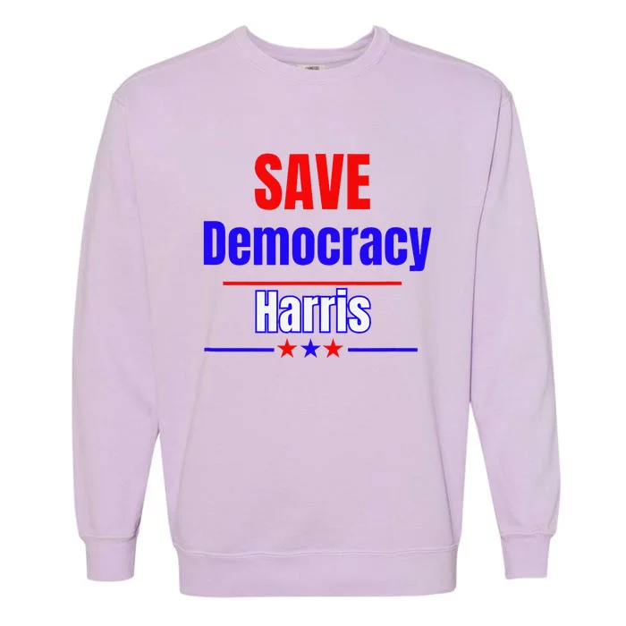 Save Democracy Harris Garment-Dyed Sweatshirt