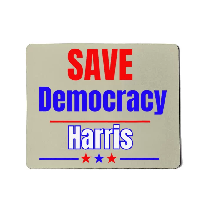 Save Democracy Harris Mousepad