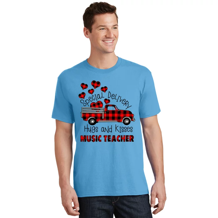 Special Delivery Hug And Kisses Music Teacher Valentine's Meaningful Gift T-Shirt