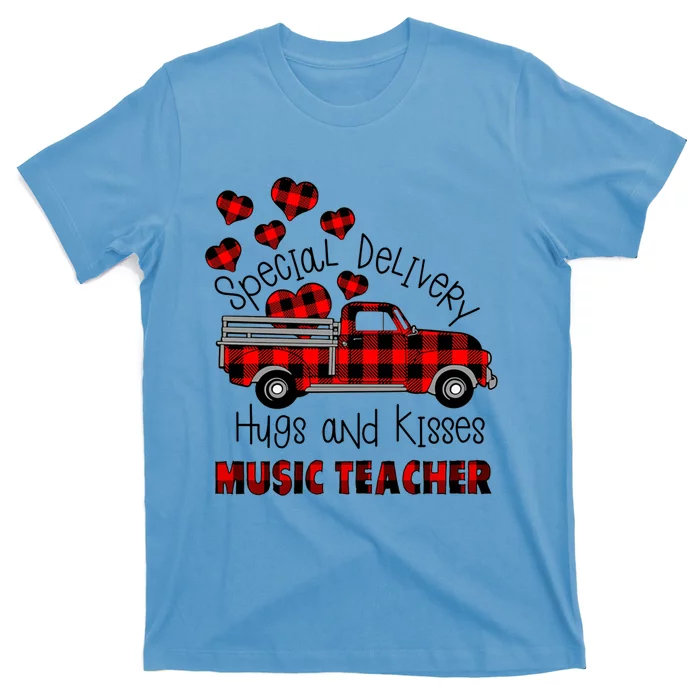 Special Delivery Hug And Kisses Music Teacher Valentine's Meaningful Gift T-Shirt